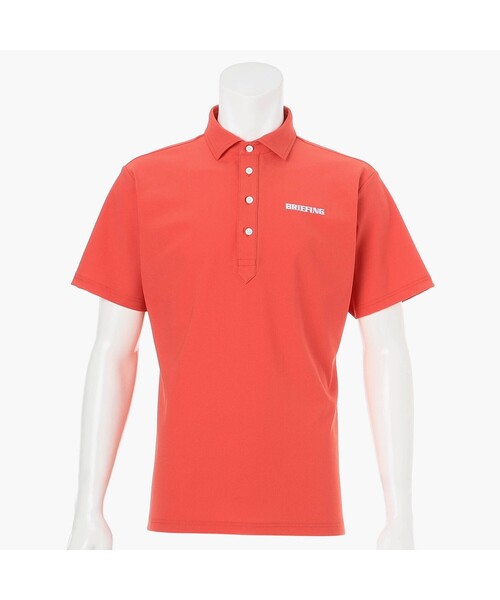 BRIEFING(ブリーフィング)の「【BRIEFING GOLF/ブリーフィングゴルフ】MEN’S EARTH MESH WC SHIRT(Tシャツ/カットソー・メンズ・オレンジ/ホワイト/ブラック・M/L)」の3枚目の写真