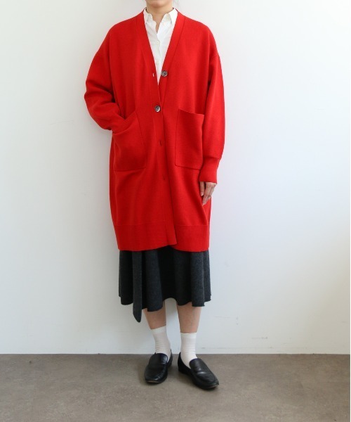 WALANCE(ワランス)の「MERINO WOOL FLARE SKIRT(スカート・レディース・チャコールグレー/セージグリーン/モカ・FREE)」の22枚目の写真