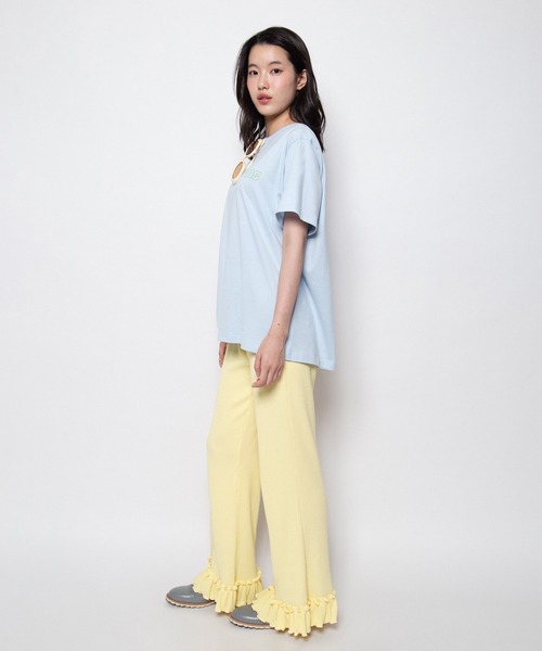 PUNYUS(プニュズ)の「【NEW SIZE】Butterfly Tシャツ(Tシャツ/カットソー・レディース・サックスブルー/ピンク/ホワイト・1/2/3/4/5)」の5枚目の写真