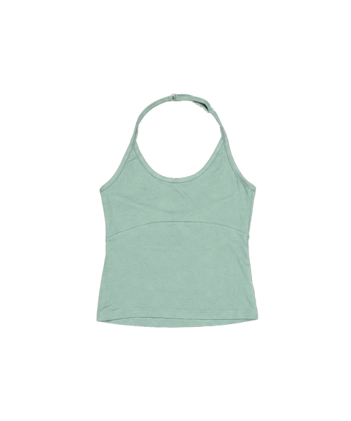 WAVEGIRL(ウェーブガール)の「New Span Tank (6color)(Tシャツ/カットソー・レディース・アイボリー/ミント/PINK/ライトグレー/カーキ/ブラック・FREE)」の5枚目の写真