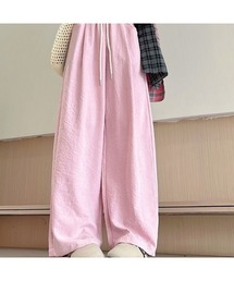 スウェットロングワイドパンツ