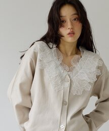 【Noka】レース使いカーディガン《WEB限定》