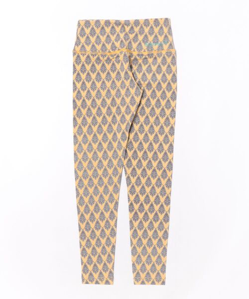 OLD BETTY'S(オールドベティーズ)の「BEPATCH ヨガパンツ (ハイウエスト柄)(レギンス/スパッツ・レディース・マスタード/レッド・FREE)」の5枚目の写真