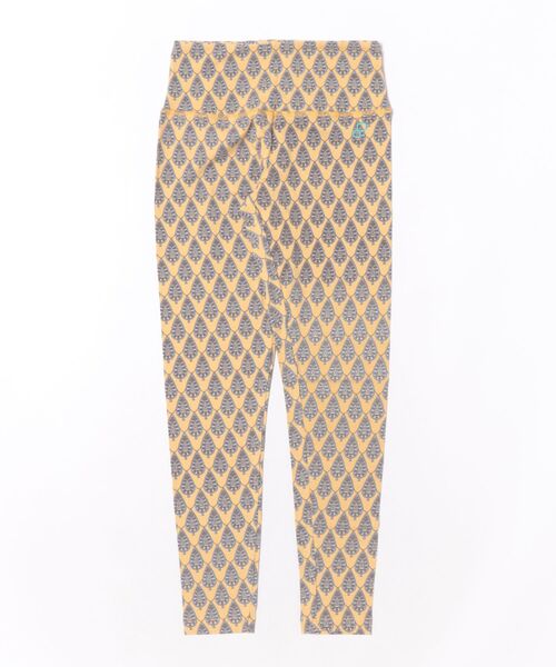 OLD BETTY'S(オールドベティーズ)の「BEPATCH ヨガパンツ (ハイウエスト柄)(レギンス/スパッツ・レディース・マスタード/レッド・FREE)」の6枚目の写真