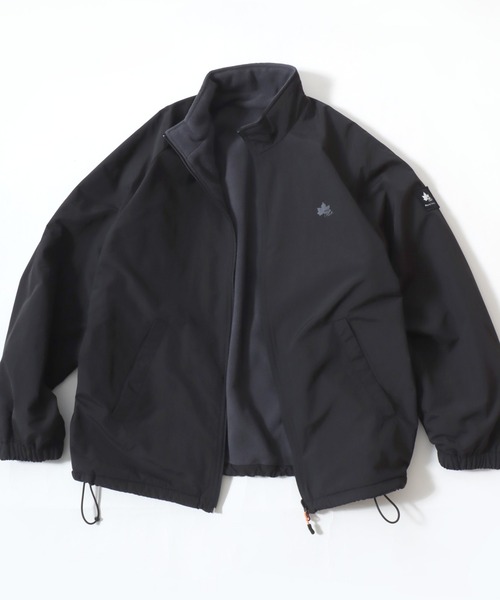LOGOS(ロゴス)の「LOGOS/ロゴス 2Way Mountain Jacket/撥水 リバーシブル ナイロン 裏フリース マウンテンジャケット/ブルゾン/レディース メンズ(ブルゾン・メンズ・カーキ/ベージュ/ブラック・M/L/LL)」の1枚目の写真