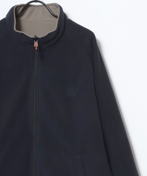 LOGOS(ロゴス)の「LOGOS/ロゴス 2Way Mountain Jacket/撥水 リバーシブル ナイロン 裏フリース マウンテンジャケット/ブルゾン/レディース メンズ(ブルゾン・メンズ・カーキ/ベージュ/ブラック・M/L/LL)」の10枚目の写真