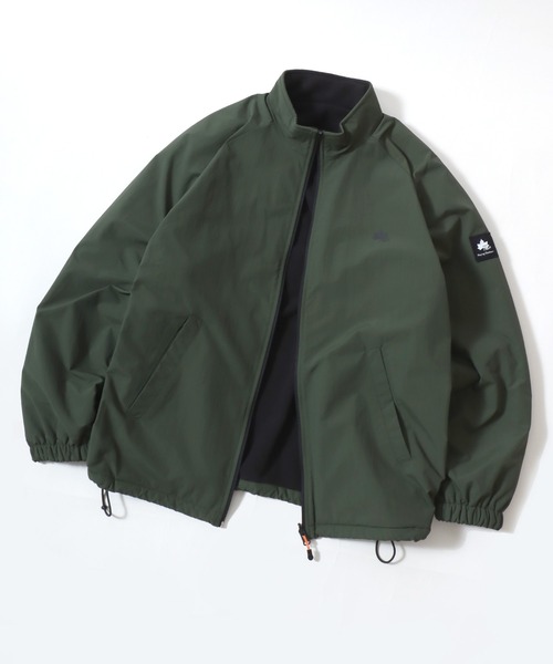 LOGOS(ロゴス)の「LOGOS/ロゴス 2Way Mountain Jacket/撥水 リバーシブル ナイロン 裏フリース マウンテンジャケット/ブルゾン/レディース メンズ(ブルゾン・メンズ・カーキ/ベージュ/ブラック・M/L/LL)」の6枚目の写真