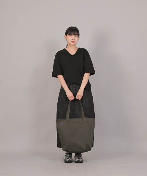 SAINTCREW(セントクルー)の「ポケットレスビッグサイズトラペーズエコバッグBPL-164カーキ(エコバッグ/サブバッグ・レディース・その他・フリー)」の5枚目の写真