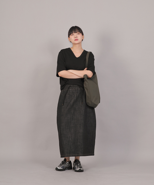 SAINTCREW(セントクルー)の「ポケットレスビッグサイズトラペーズエコバッグBPL-164カーキ(エコバッグ/サブバッグ・レディース・その他・フリー)」の7枚目の写真