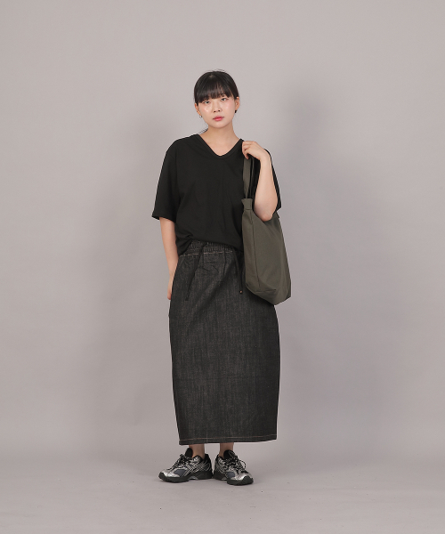 SAINTCREW(セントクルー)の「ポケットレスビッグサイズトラペーズエコバッグBPL-164カーキ(エコバッグ/サブバッグ・レディース・その他・フリー)」の8枚目の写真