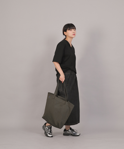 SAINTCREW(セントクルー)の「ポケットレスビッグサイズトラペーズエコバッグBPL-164カーキ(エコバッグ/サブバッグ・レディース・その他・フリー)」の9枚目の写真