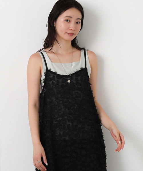 Gready Brilliant(グレディブリリアン)の「シアーレオイレヘムワンピース(ワンピース・レディース・ブラック・38)」の7枚目の写真