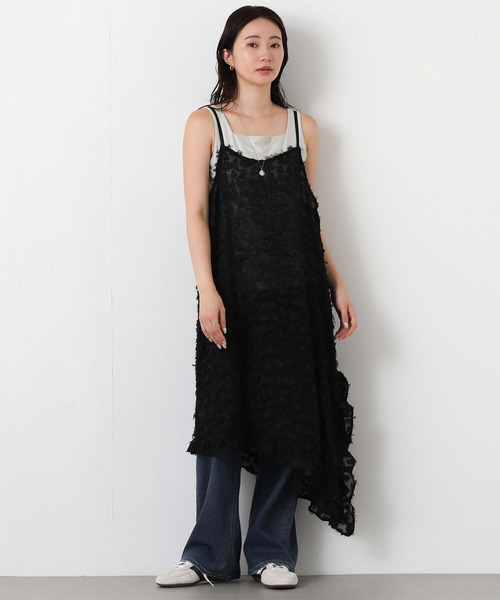 Gready Brilliant(グレディブリリアン)の「シアーレオイレヘムワンピース(ワンピース・レディース・ブラック・38)」の2枚目の写真