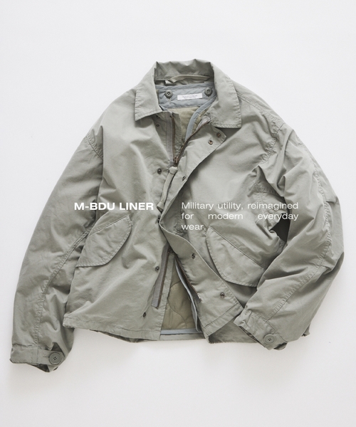 JOURNAL STANDARD(ジャーナルスタンダード)の「M-BDU ライナー(ミリタリージャケット・メンズ・ライトグレー/ブラック/パープル/ブラウン・MEDIUM/LARGE)」の2枚目の写真