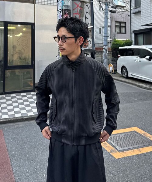 CIAOPANIC（チャオパニック）の「2WAYスタンドネッククロップドジャケット（テーラードジャケット・メンズ・ブラック系その他/ブラック・LARGE/MEDIUM）」の3枚目の写真