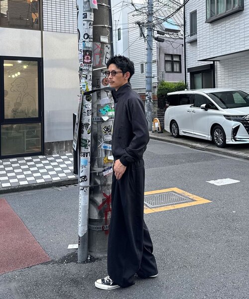 CIAOPANIC（チャオパニック）の「2WAYスタンドネッククロップドジャケット（テーラードジャケット・メンズ・ブラック系その他/ブラック・LARGE/MEDIUM）」の7枚目の写真