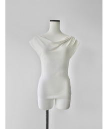 drape off shoulder top