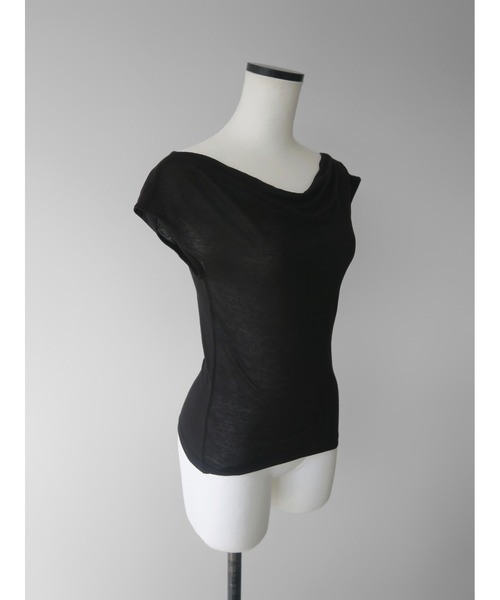 celon(セロン)の「drape off shoulder top(その他トップス・レディース・アイボリー/ブラック/カーキブラウン・FREE)」の7枚目の写真