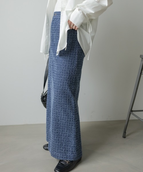 Bab（バブ）の「【サイズ展開あり】ドットダメージデニムスカート（スカート・レディース・インディゴブルー/ブラック・S/M）」の11枚目の写真