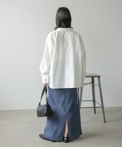 Bab（バブ）の「【サイズ展開あり】ドットダメージデニムスカート（スカート・レディース・インディゴブルー/ブラック・S/M）」の13枚目の写真