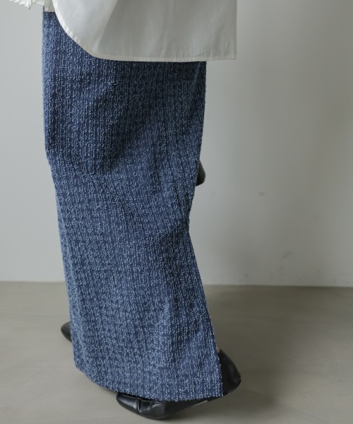 Bab（バブ）の「【サイズ展開あり】ドットダメージデニムスカート（スカート・レディース・インディゴブルー/ブラック・S/M）」の14枚目の写真