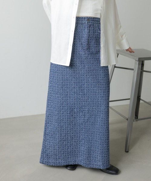 Bab（バブ）の「【サイズ展開あり】ドットダメージデニムスカート（スカート・レディース・インディゴブルー/ブラック・S/M）」の17枚目の写真