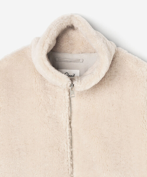 LE GLAZIK(ルグラジック)の「LE GLAZIK | エコファー ジップジャケット WOMEN(その他アウター・レディース・ダークネイビー/アイボリー・36)」の7枚目の写真