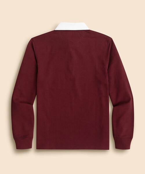 BROOKS BROTHERS(ブルックスブラザーズ)の「コットンジャージー GFロゴ ソリッド ラグビーシャツ(ポロシャツ・メンズ・ネイビー/バーガンディー・X-LARGE/SMALL/LARGE/MEDIUM)」の7枚目の写真