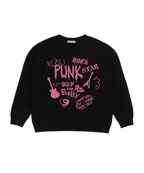 LUVISTRUE（ラヴイズトゥルー）の「OT PUNK KNIT(BLACK)（ニット/セーター・レディース・その他・FREE）」の2枚目の写真