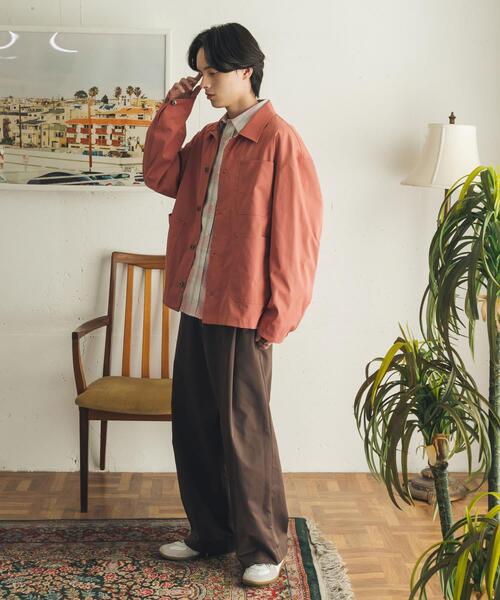 SENSE OF PLACE by URBAN RESEARCH(センスオブプレイスバイアーバンリサーチ)の「『イージーケア/速乾』テックチノタックワイドパンツ(その他パンツ・メンズ・ブラウン/チャコールグレー/ライトベージュ・MEDIUM/LARGE)」の20枚目の写真