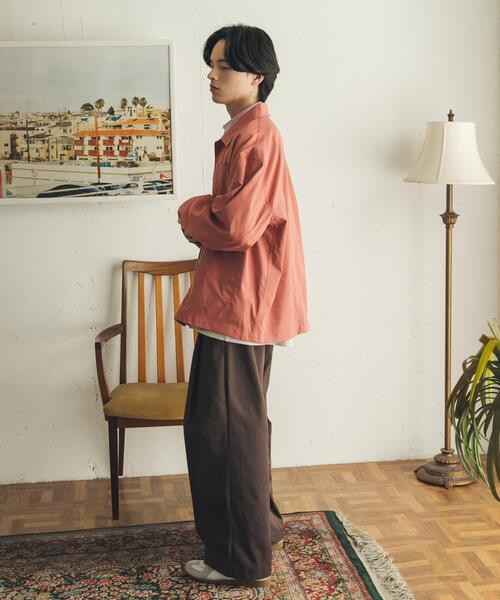 SENSE OF PLACE by URBAN RESEARCH(センスオブプレイスバイアーバンリサーチ)の「『イージーケア/速乾』テックチノタックワイドパンツ(その他パンツ・メンズ・ブラウン/チャコールグレー/ライトベージュ・MEDIUM/LARGE)」の21枚目の写真