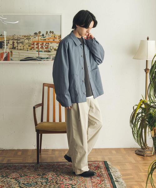 SENSE OF PLACE by URBAN RESEARCH(センスオブプレイスバイアーバンリサーチ)の「『イージーケア/速乾』テックチノタックワイドパンツ(その他パンツ・メンズ・ブラウン/チャコールグレー/ライトベージュ・MEDIUM/LARGE)」の4枚目の写真