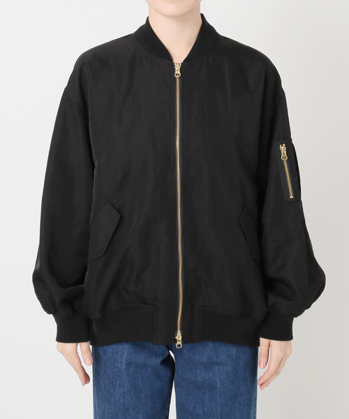 B.C STOCK(ベーセーストック)の「【WEB限定カラーあり】撥水MA-1(MA-1・レディース・ブラック/カーキ/ベージュ系その他・FREE)」の17枚目の写真