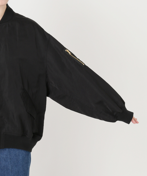 B.C STOCK(ベーセーストック)の「【WEB限定カラーあり】撥水MA-1(MA-1・レディース・ブラック/カーキ/ベージュ系その他・FREE)」の21枚目の写真
