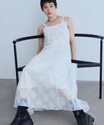 CODE A | UKI UKI＊CODE A｜veil lace dress(ワンピース)