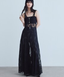 CODE A（コードエー）の「UKI UKI＊CODE A｜veil lace dress（ワンピース）」