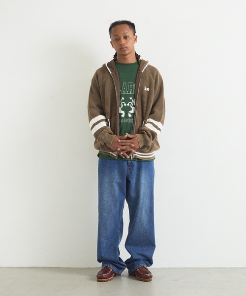 XLARGE(エクストララージ)の「FOOTBALL L/S TOP(Tシャツ/カットソー・メンズ・ホワイト/ネイビー/ブラック/グリーン・S/XL/L/M)」の11枚目の写真