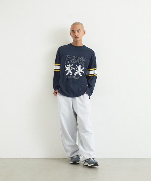 XLARGE(エクストララージ)の「FOOTBALL L/S TOP(Tシャツ/カットソー・メンズ・ホワイト/ネイビー/ブラック/グリーン・S/XL/L/M)」の14枚目の写真