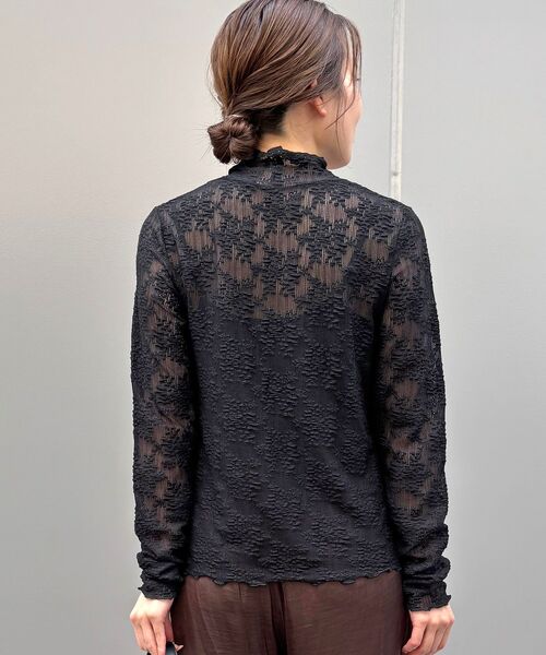 le.coeur blanc(ルクールブラン)の「レースタートル(Tシャツ/カットソー・レディース・ブラック/オフホワイト・38)」の16枚目の写真
