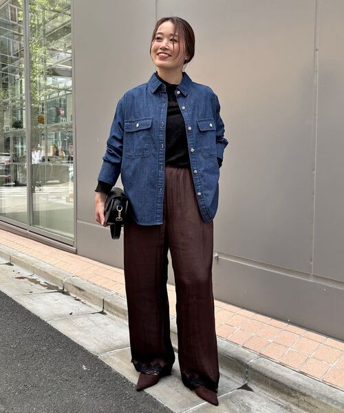 le.coeur blanc(ルクールブラン)の「レースタートル(Tシャツ/カットソー・レディース・ブラック/オフホワイト・38)」の21枚目の写真
