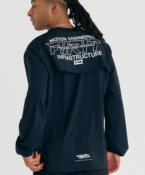 AIRIT(アイリット)の「エアドライ ユーティリティ LS AM1243 BK(Tシャツ/カットソー・メンズ・ブラック・X-LARGE/XX-LARGE/XXX-LARGE)」の1枚目の写真
