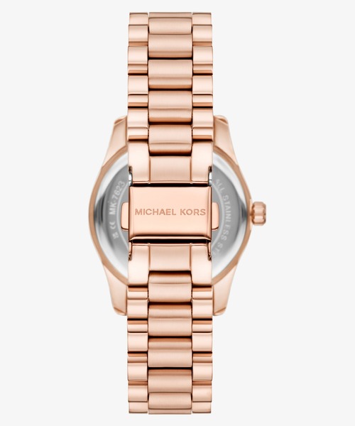MICHAEL KORS（マイケルコース）の「MINI LEXINGTON パヴェ ローズゴールドトーン ウォッチ（アナログ腕時計・レディース・ゴールド系・FREE）」の6枚目の写真