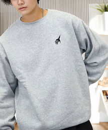 Ammie（アミー）の「刺繍ワンポイントスウェットトレーナー（スウェット）」