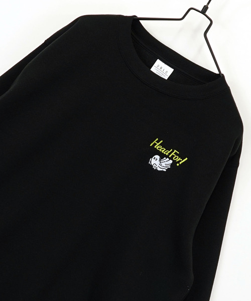 Ammie(アミー)の「刺繍ワンポイントスウェットトレーナー(スウェット・メンズ・ホワイト系9/ブラック系8/ホワイト系8/ブラック系9・LL/L/M)」の13枚目の写真