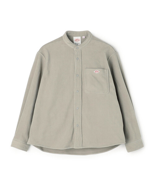 DANTON(ダントン)の「Women’s Micro Fleece Shirt Jacket(シャツ/ブラウス・レディース・グレイッシュベージュ/ブラック/チャコール・XS/M/S)」の1枚目の写真