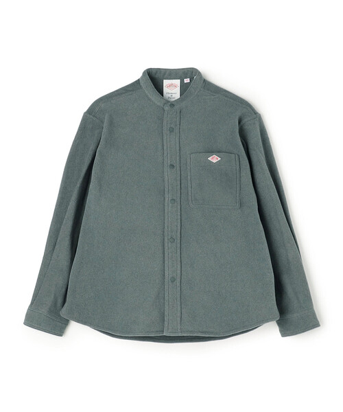 DANTON(ダントン)の「Women’s Micro Fleece Shirt Jacket(シャツ/ブラウス・レディース・グレイッシュベージュ/ブラック/チャコール・XS/M/S)」の3枚目の写真
