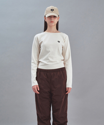 BOAT NECK LONG SLEEVE - CREAM