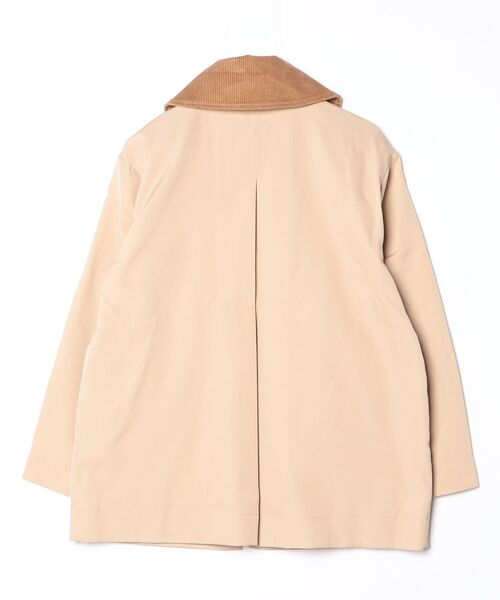 GANNI（ガニー）の「GANNI / ガニー：【レディース】Heavy Twill Midi Jacket：W0757[ANN]（その他アウター・レディース・ベージュ系その他・XXS/XS）」の2枚目の写真