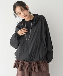 シアーナイロンポケッタブルブルゾン