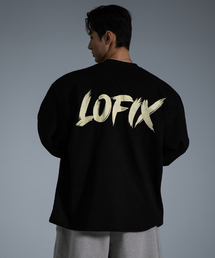 LOFIX（ロフィックス）の「クラックロゴ オーバーサイズ 長袖 全2色（Tシャツ/カットソー）」